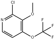 2-氯-3-甲氧基-4-(三氟甲氧基)吡啶 结构式