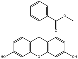 Benzoic acid, 2-(3,6-dihydroxy-9H-xanthen-9-yl)-, methyl ester 结构式