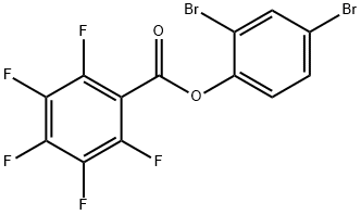 2,4-DIBROMOPHENOL-PFB 结构式