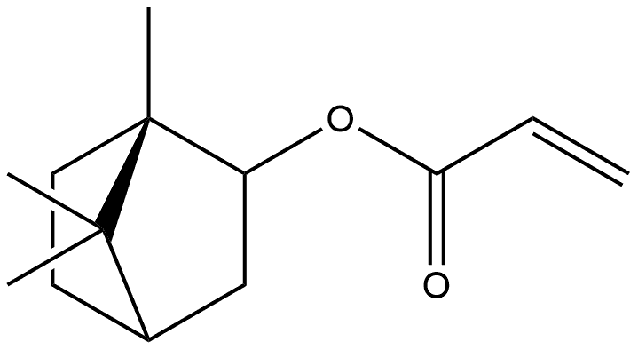 2-Propenoic acid, 1,7,7-trimethylbicyclo[2.2.1]hept-2-yl ester, (1S-exo)- (9CI) 结构式