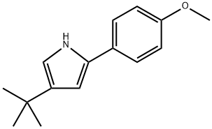 4-(tert-butyl)-2-(4-methoxyphenyl)-1H-pyrrole 结构式