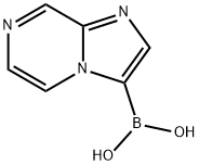 咪唑并[1,2-A]吡嗪-3-基硼酸 结构式