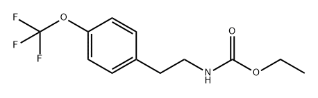 Carbamic acid, N-[2-[4-(trifluoromethoxy)phenyl]ethyl]-, ethyl ester 结构式