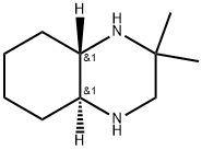 (4AS,8AS)-2,2-二甲基十氢喹喔啉 结构式
