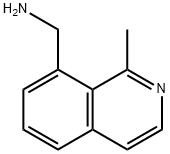 1-甲基-8-异喹啉甲胺 结构式