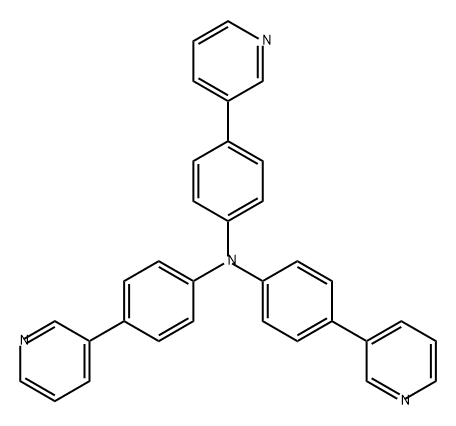 三(4-(吡啶-3-基)苯基)胺 结构式