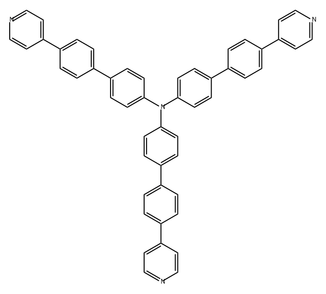 [1,1'-Biphenyl]-4-amine, 4'-(4-pyridinyl)-N,N-bis[4'-(4-pyridinyl)[1,1'-biphenyl]-4-yl]-