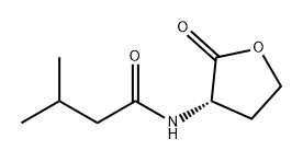 Butanamide, 3-methyl-N-[(3S)-tetrahydro-2-oxo-3-furanyl]- 结构式