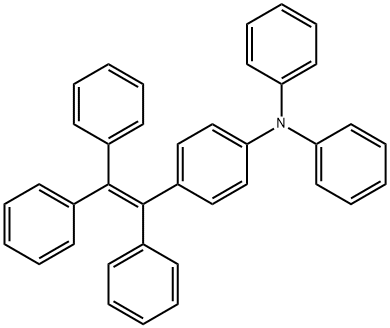 N,N-二苯基-4-(1,2,2-三苯基乙烯基)苯胺 结构式