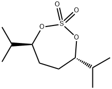 1,3,2-Dioxathiepane, 4,7-bis(1-methylethyl)-, 2,2-dioxide, (4S,7S)- 结构式