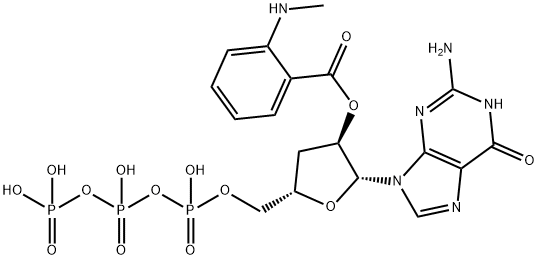 2'-Mant-3'-dGTP 结构式