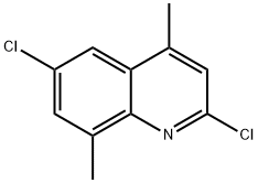2,6-Dichloro-4,8-dimethylquinoline 结构式