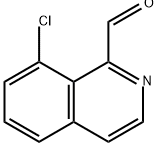 8-chloroisoquinoline-1-carbaldehyde 结构式