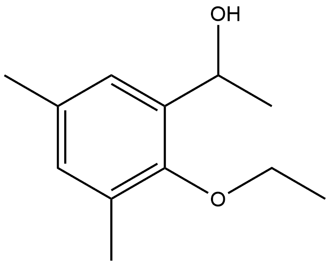 2-Ethoxy-α,3,5-trimethylbenzenemethanol 结构式