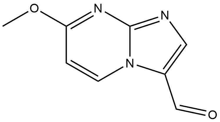 7-methoxyimidazo[1,2-a]pyrimidine-3-carbaldehyde 结构式