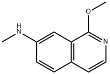 1-Methoxy-N-methylisoquinolin-7-amine 结构式
