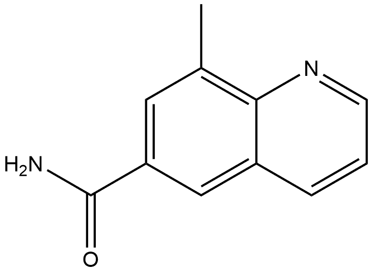 8-Methyl-6-quinolinecarboxamide 结构式