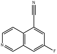 7-Fluoroisoquinoline-5-carbonitrile 结构式