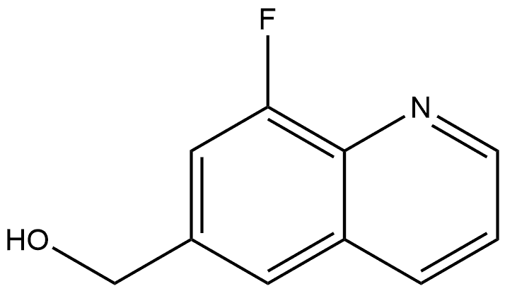 (8-fluoroquinolin-6-yl)methanol 结构式