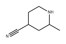 2-甲基-4-哌啶腈 结构式