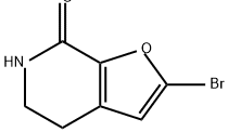 2-溴-5,6-二氢呋喃[2,3-C]吡啶-7(4H)-酮 结构式