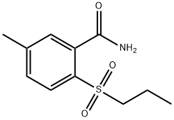 Benzamide, 5-methyl-2-(propylsulfonyl)- 结构式