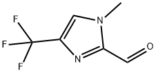 1-甲基-4-(三氟甲基)-1H-咪唑-2-甲醛 结构式