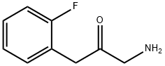 1-amino-3-(2-fluorophenyl)propan-2-one 结构式