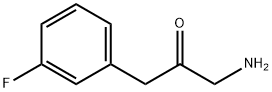 1-amino-3-(3-fluorophenyl)propan-2-one 结构式