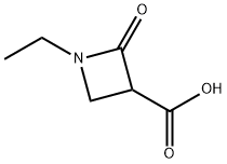 3-Azetidinecarboxylic acid, 1-ethyl-2-oxo- 结构式