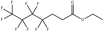Heptanoic acid, 4,4,5,5,6,6,7,7,7-nonafluoro-, ethyl ester 结构式