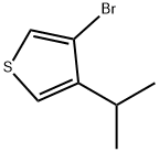 3-溴-4-异丙基噻吩 结构式