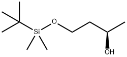 (R)-4-((叔丁基二甲基甲硅烷基)氧基)丁-2-醇 结构式