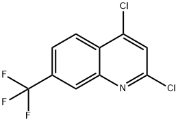 2,4-二氯-7-(三氟甲基)喹啉 结构式