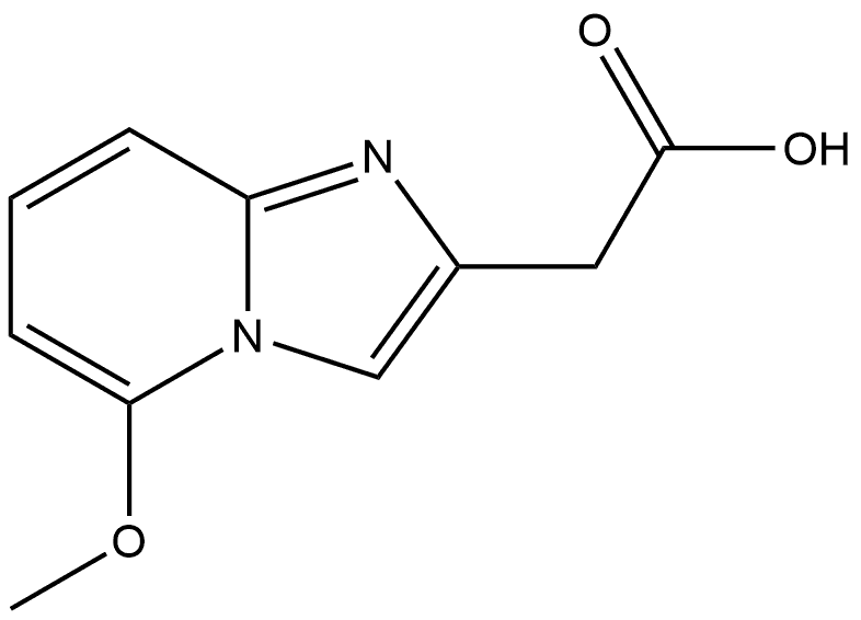 2-(5-methoxyimidazo[1,2-a]pyridin-2-yl)acetic acid 结构式