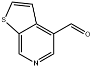 噻吩并[2,3-C]吡啶-4-甲醛 结构式