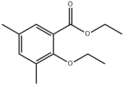 Ethyl 2-ethoxy-3,5-dimethylbenzoate 结构式