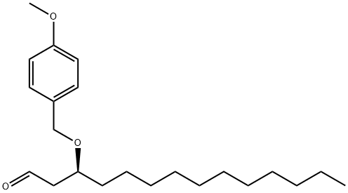 Tetradecanal, 3-[(4-methoxyphenyl)methoxy]-, (3S)- 结构式
