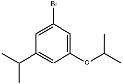 1-Bromo-3-isopropoxy-5-isopropylbenzene 结构式
