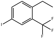 1-ethyl-4-iodo-2-(trifluoromethyl)benzene 结构式