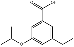 3-Ethyl-5-isopropoxybenzoic acid 结构式