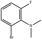 2-溴-6-氟-N,N-二甲基苯胺 结构式