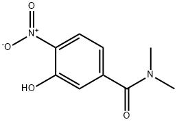 3-羟基-N,N-二甲基-4-硝基苯甲酰胺 结构式