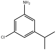 3-氯-5-异丙基苯胺 结构式