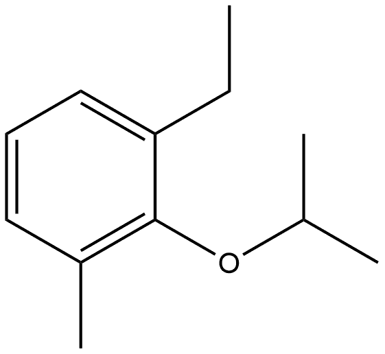 1-Ethyl-3-methyl-2-(1-methylethoxy)benzene 结构式