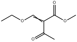 Butanoic acid, 2-(ethoxymethylene)-3-oxo-, methyl ester 结构式