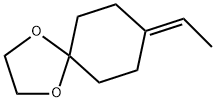 1,4-Dioxaspiro[4.5]decane, 8-ethylidene- 结构式