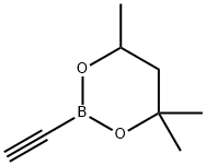 1,3,2-Dioxaborinane, 2-ethynyl-4,4,6-trimethyl- 结构式