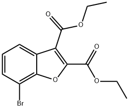 2,3-Diethyl 7-bromo-2,3-benzofurandicarboxylate 结构式