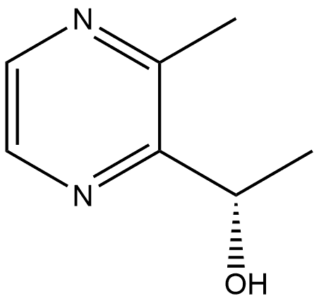 (S)-1-(3-METHYLPYRAZIN-2-YL)ETHANOL 结构式